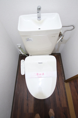 嬉しい温水洗浄便座付き