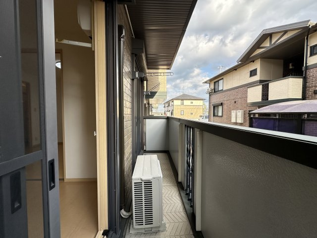 グランフェリオ A棟のバルコニー