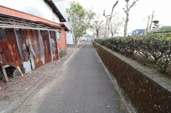 宮崎市堀川町・土地　A号地の前面道路含む現地写真