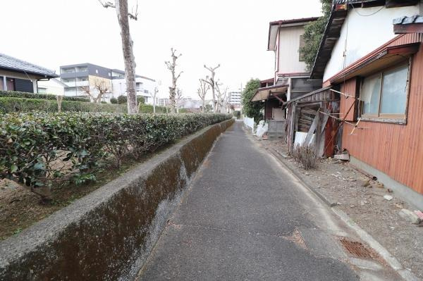 宮崎市堀川町・土地　A号地の前面道路含む現地写真