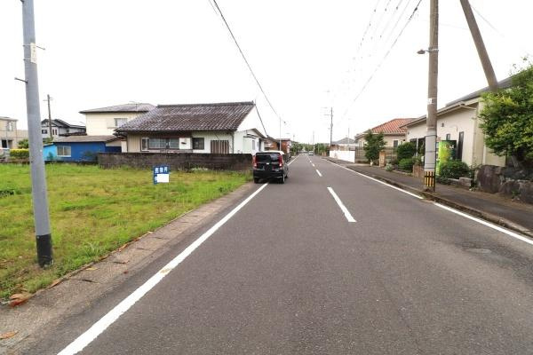都城市庄内町・土地の前面道路含む現地写真