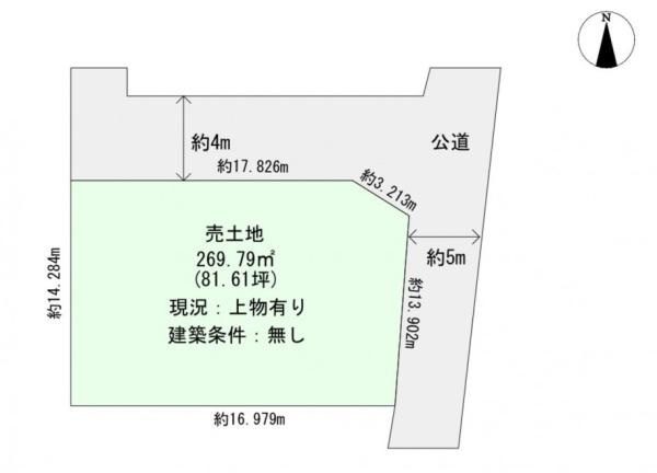宮崎市桜ケ丘　土地の土地図