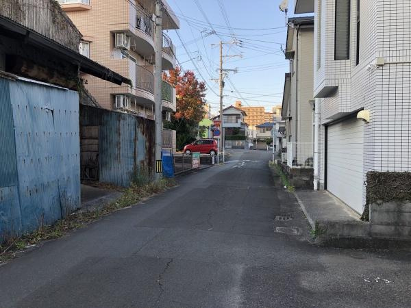 宮崎市堀川町・土地の前面道路含む現地写真