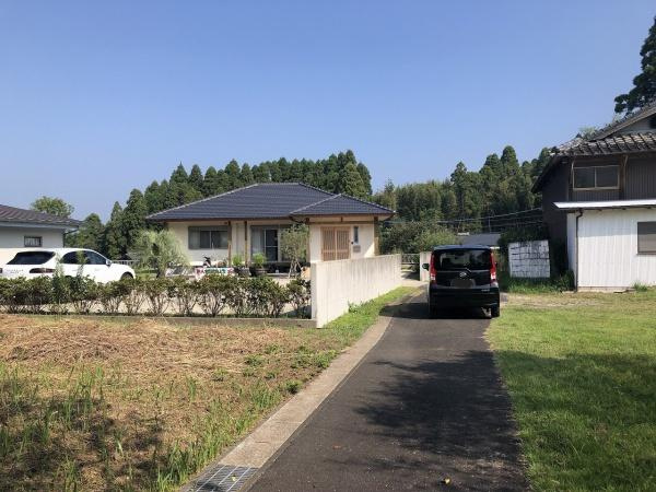 宮崎市大字瓜生野・土地の前面道路含む現地写真