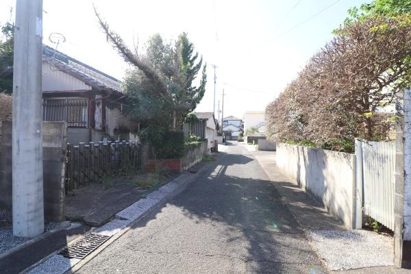 宮崎市下北方　土地の前面道路含む現地写真