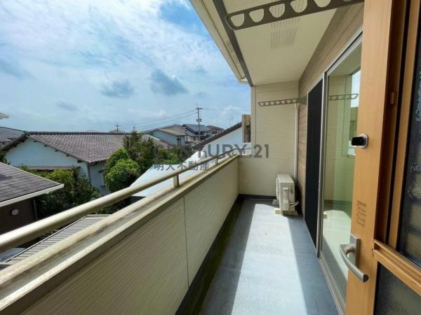 宮崎市下北方　中古戸建のバルコニー