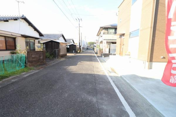 宮崎市昭和町モデル　戸建の前面道路含む現地写真|【前面道路】
西側公道5.5ｍ