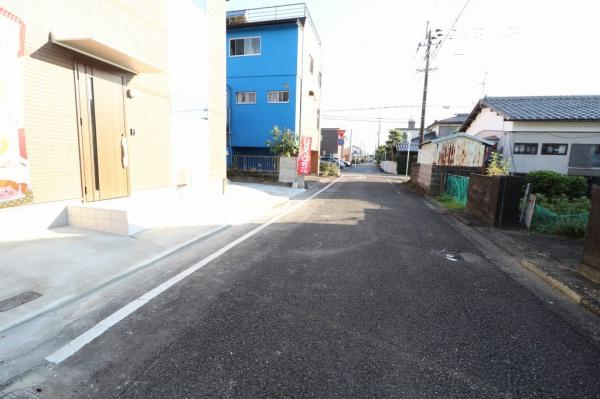 宮崎市昭和町モデル　戸建の前面道路含む現地写真|【前面道路】
西側公道5.5ｍ