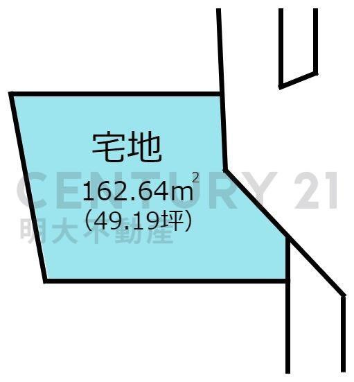 宮崎市田吉　土地の土地図