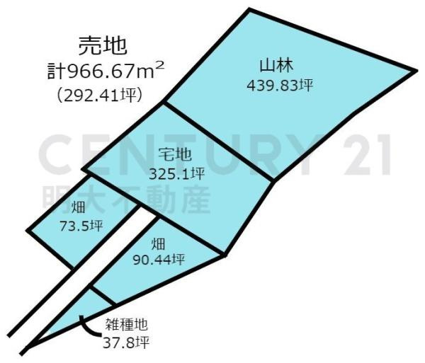 宮崎市高岡町　土地の土地図