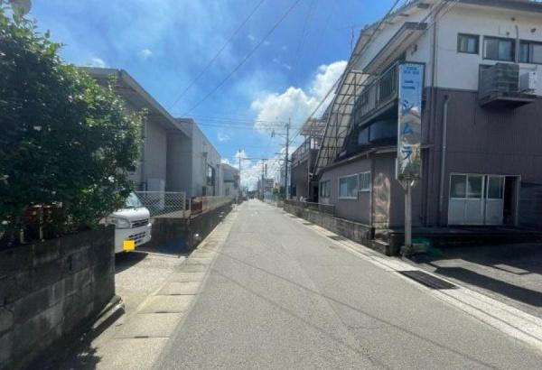 宮崎市芳士　土地の前面道路含む現地写真