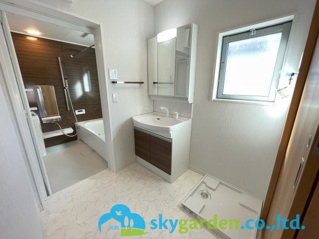 藤沢市大鋸　中古戸建　全3棟A号棟の脱衣所