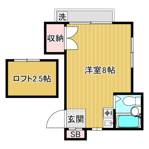 上高田ハイツ の間取り
