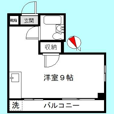 マンション高田の間取り