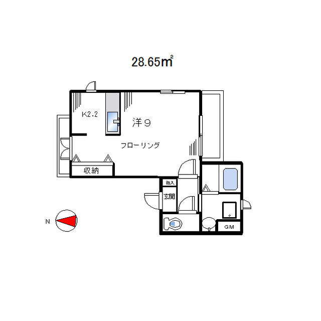 メゾン文園 の間取り