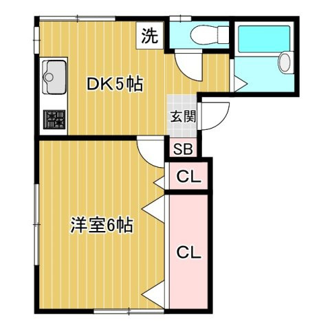 プレジール東中野 の間取り