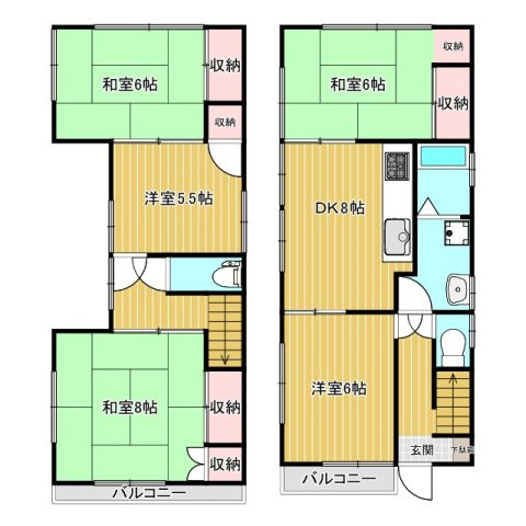 松浦邸の間取り