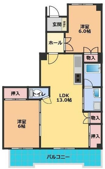 OS・SKYマンション小幡の間取り