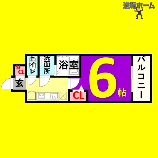 ディアレイシャス上前津の間取り