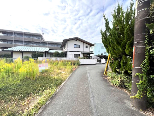 売土地　中央区住吉3丁目の周辺|道路です。