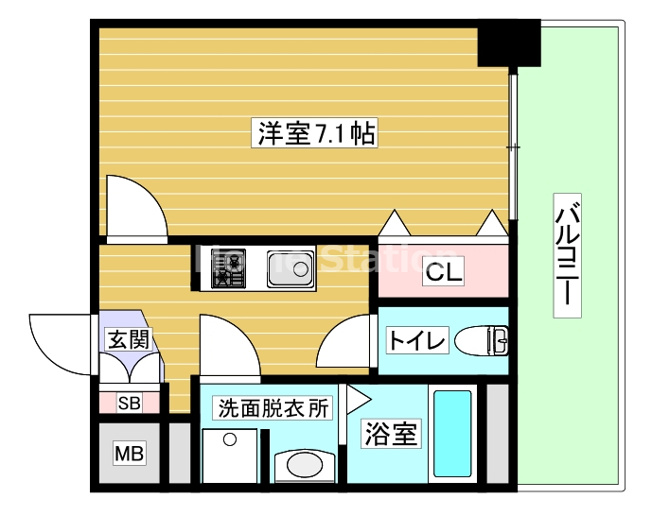 【間取り】 | アドバンス大阪ベイシティ