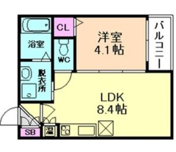 【間取り】 | F asecia 諏訪ノ森