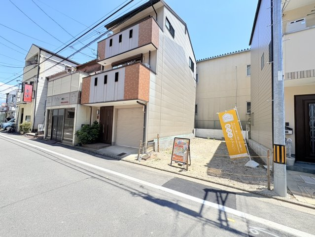 東九条明田町　条件付土地の外観|前道スッキリ5.9ｍ！
駐車が苦手な方も安心♪