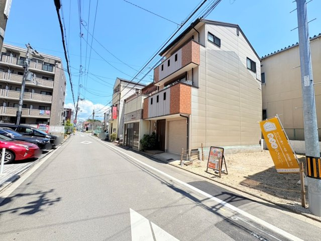 東九条明田町　条件付土地の外観|前道スッキリ5.9ｍ！
駐車が苦手な方も安心♪