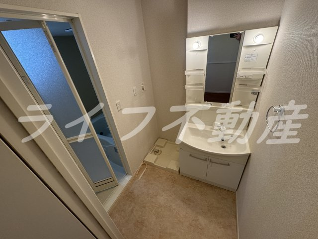 alcyoneの洗面所|ゆったりとスペースのある洗面所