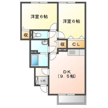 プレジオ六番館の間取り
