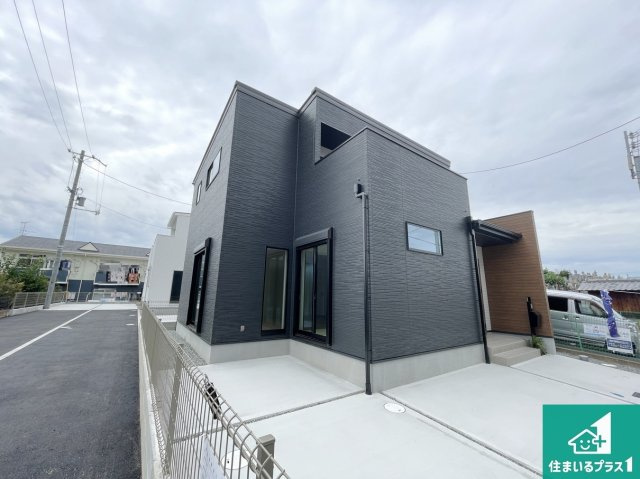 桜井市安倍木材団地　新築一戸建ての外観|お客様に長く安心して住んでいだだける事にこだわった家づくり！住んでからのアフターサービスにもしっかりと取り組んでいます！