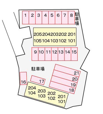 【区画図】 | オアシスＡ | オアシスA棟　203号室　2008/7/26撮影