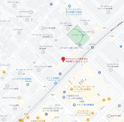 ネオパサージュの地図