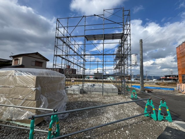 ーARCHI DAYS－アーキデイズー小倉南区朽網東2丁目【小倉南区　新築戸建て】の外観|現地撮影　2024,12,29　ーARCHI DAYS－アーキデイズー小倉南区朽網東2丁目【小倉南区　新築戸建て】