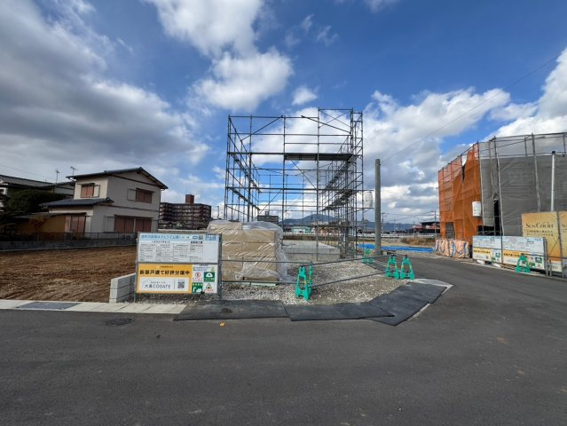 ーARCHI DAYS－アーキデイズー小倉南区朽網東2丁目【小倉南区　新築戸建て】の外観|現地撮影　2024,12,29　ーARCHI DAYS－アーキデイズー小倉南区朽網東2丁目【小倉南区　新築戸建て】