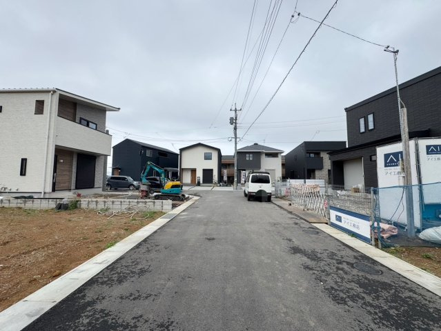 ONE HOUSE－ワンハウス－小倉南区朽網東2丁目【小倉南区　新築戸建て】の前面道路含む現地写真|閑静な住宅街でのんびり過ごせます【小倉南区　新築戸建て】