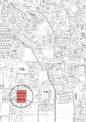 8区画分譲地　小野2丁目の地図