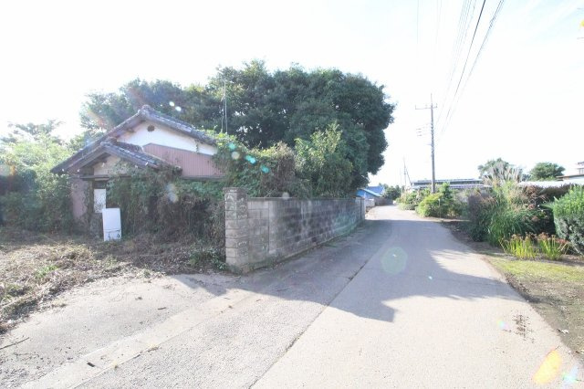 野木町友沼の前面道路含む現地写真|道路　東側から撮影