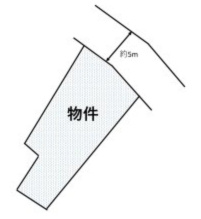 野木町友沼の土地図|232.23坪の広々敷地です！