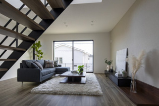 宝塚市雲雀丘2丁目新築一戸建ての居間