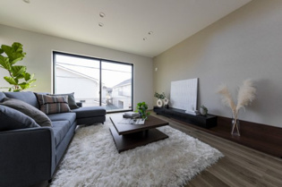 宝塚市雲雀丘2丁目新築一戸建ての居間