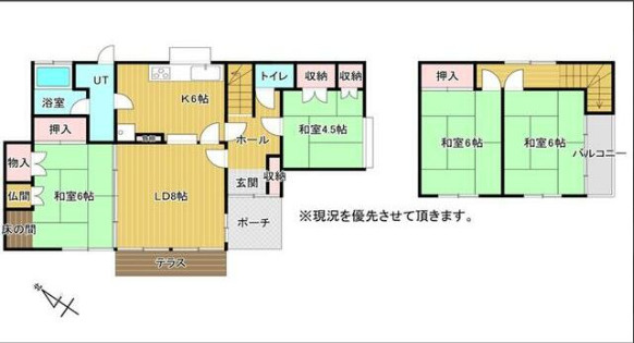 室蘭市御前水町1丁目12-28の間取り