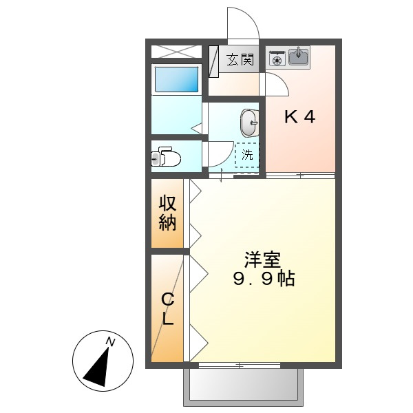 ファミール・ビラＡの間取り