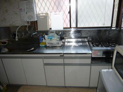 中野区中野３丁目のアパートのその他共用部分|入居者共用キッチン