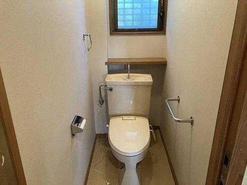 総社市久代中古住宅のトイレ|現地（20２４年８月）撮影