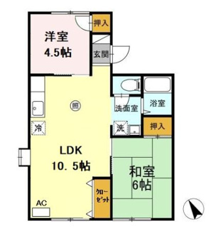 【間取り】 | 冬築タウン D棟 | 【冬築タウン D棟】