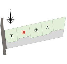 総社市井尻野分譲地の区画図|全体区画図