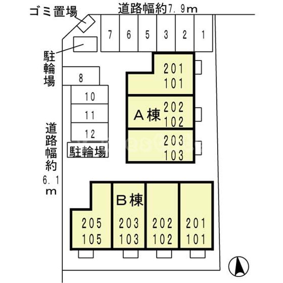  | カーサ・エクレールB棟