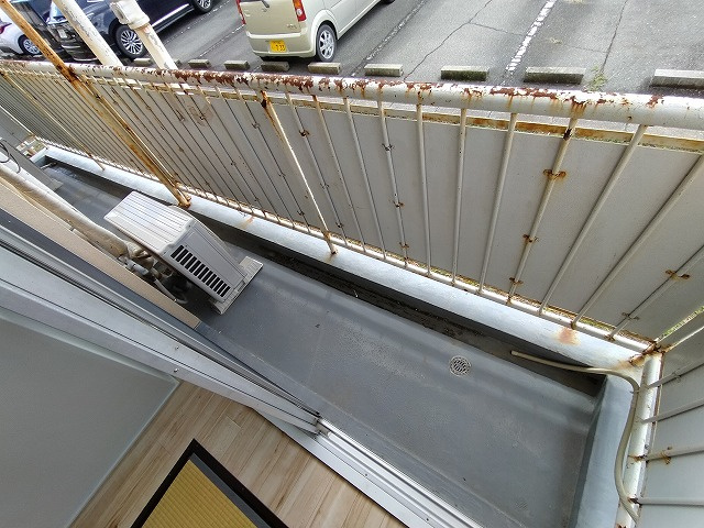 神戸市北区鈴蘭台東町６丁目の賃貸マンションのバルコニー