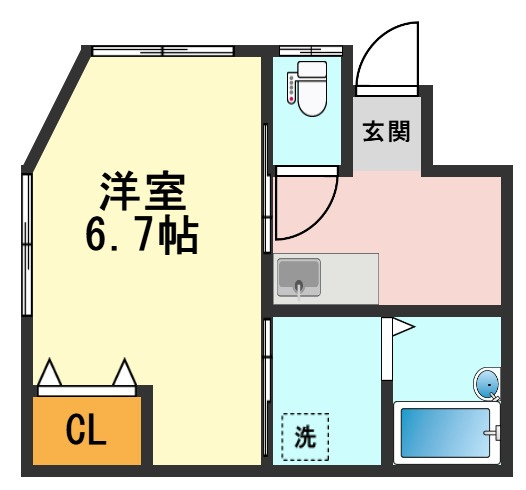長崎荘の間取り